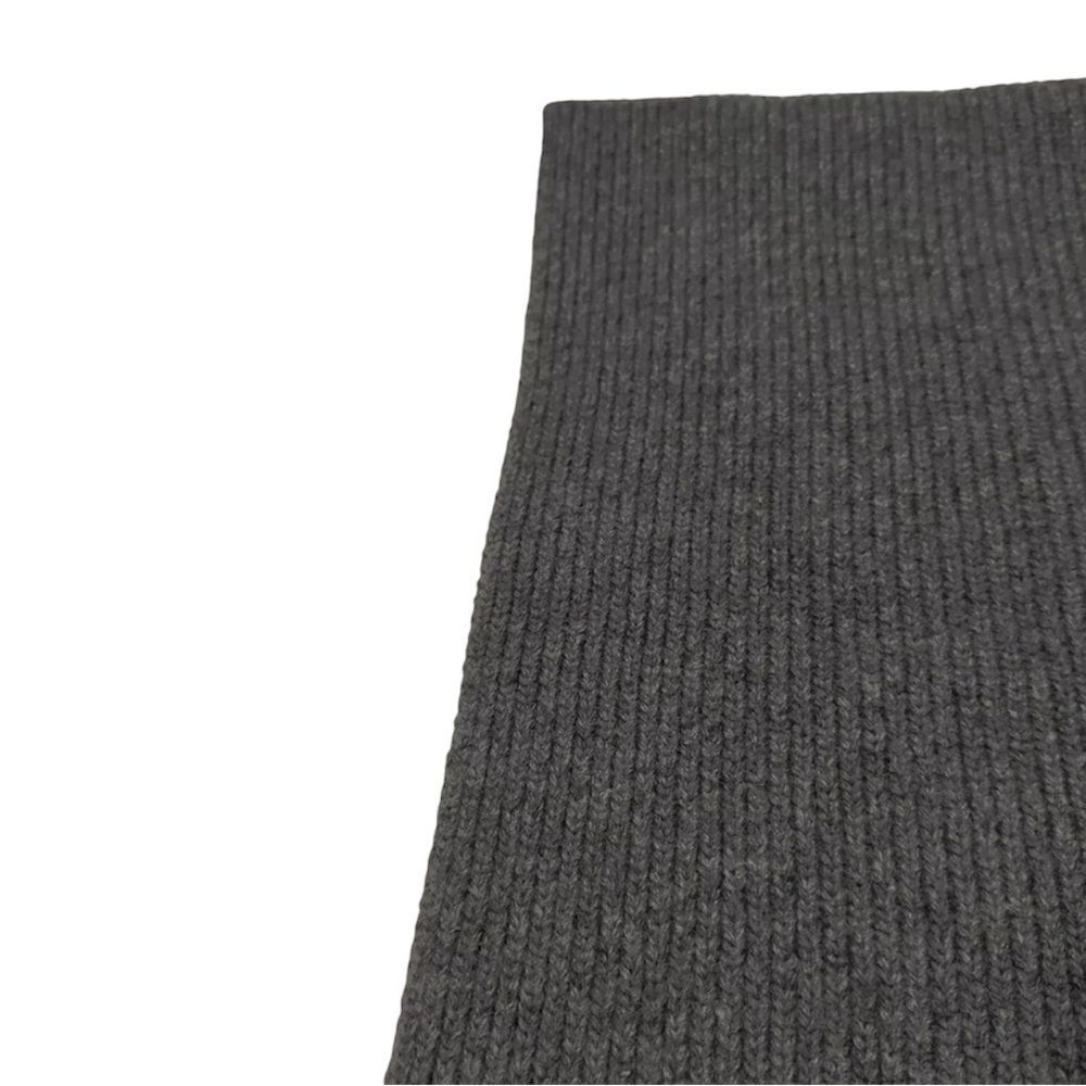 Authentic Louis Vuitton Gray Black Cashmere LV Monogram Baroda Scarf Stole Wrap - Picture 2 of 11